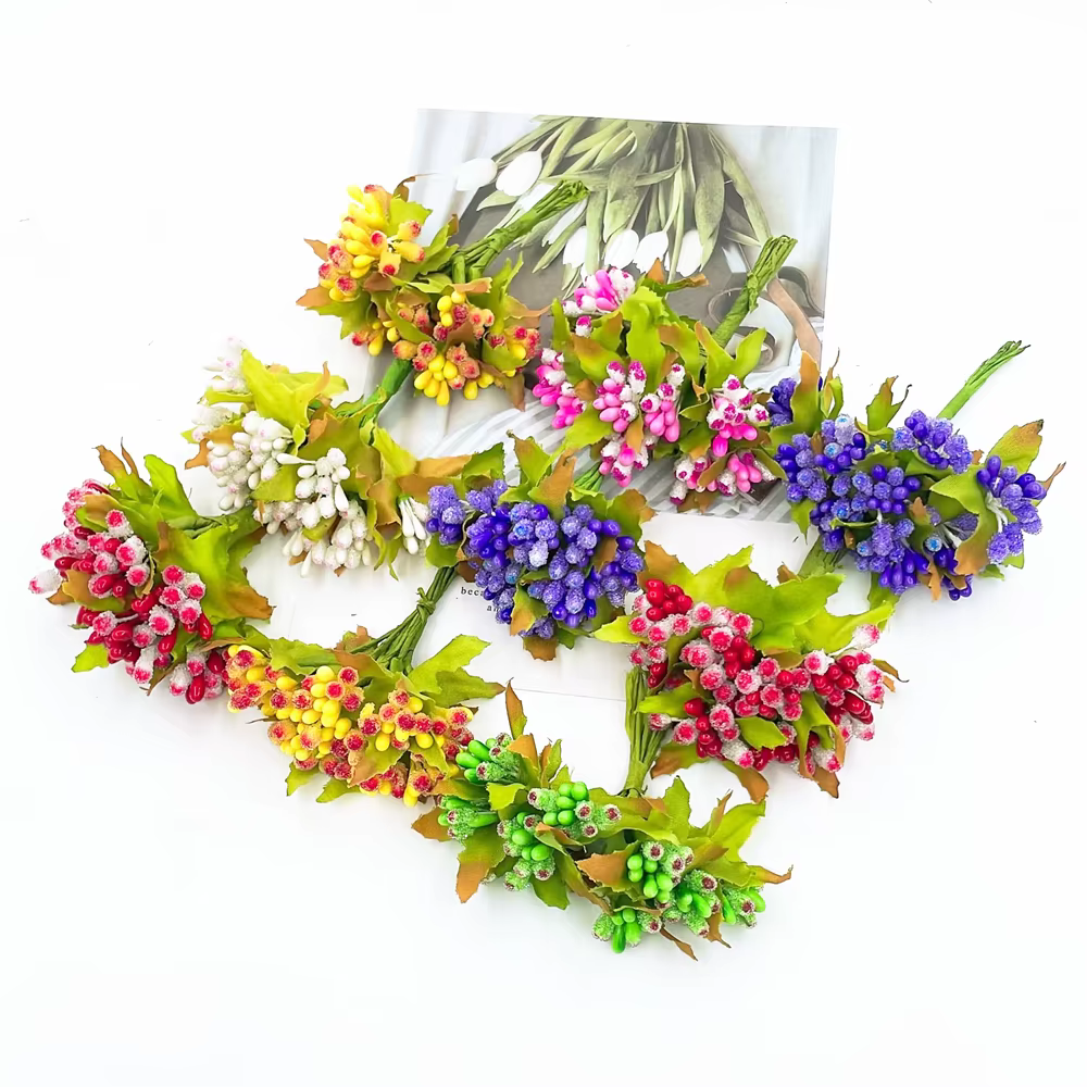 Fleurs Artificielles en Étamines de Gel