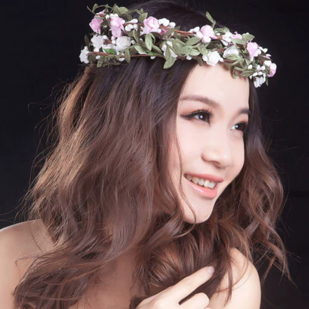 Guirxiété de fleurs bohème pour patients, bandes de sauna, coiffure de mariage, demoiselle d'honneur
