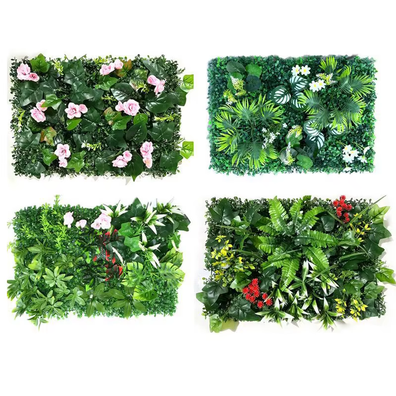 Plante artificielle murale verte 60x40cm