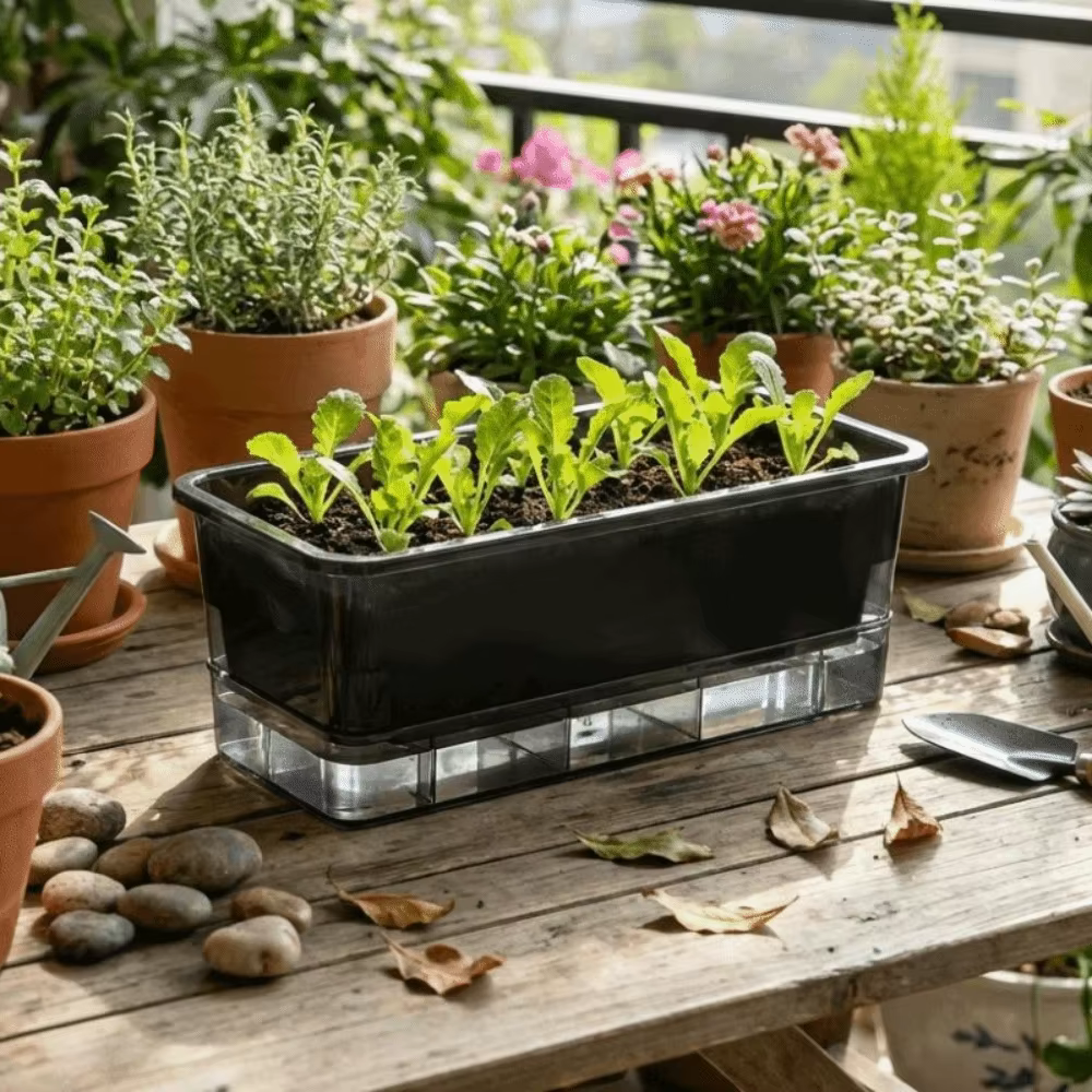 Pots de culture hydroponique en plastique épaissi