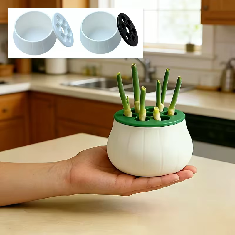 Pot de plantation de régénération d'oignons verts imprimé en 3D