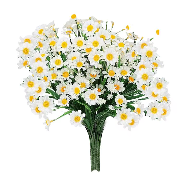 1 paquet de marguerites artificielles résistantes aux UV