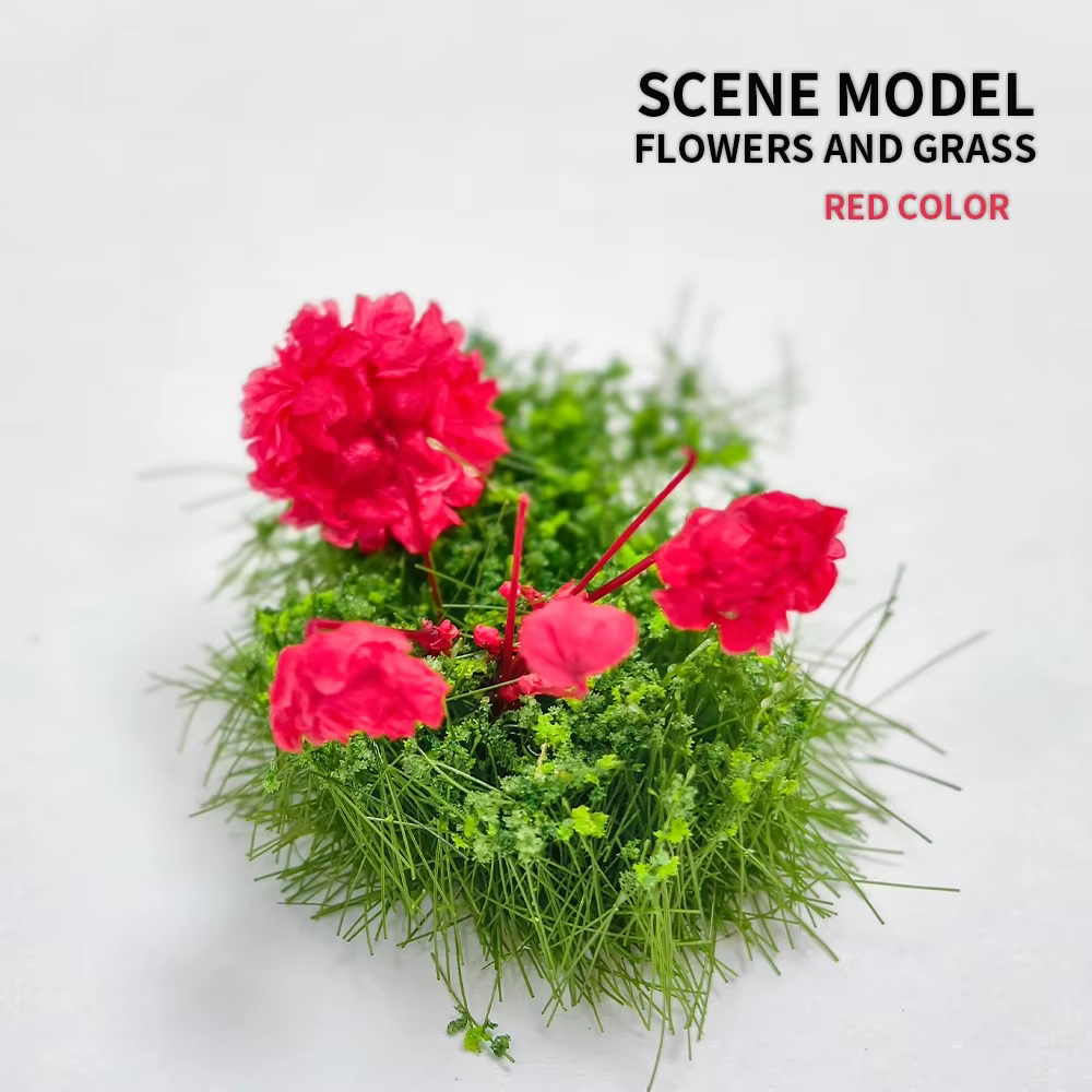 Plantes artificielles en grappes de fleurs miniatures