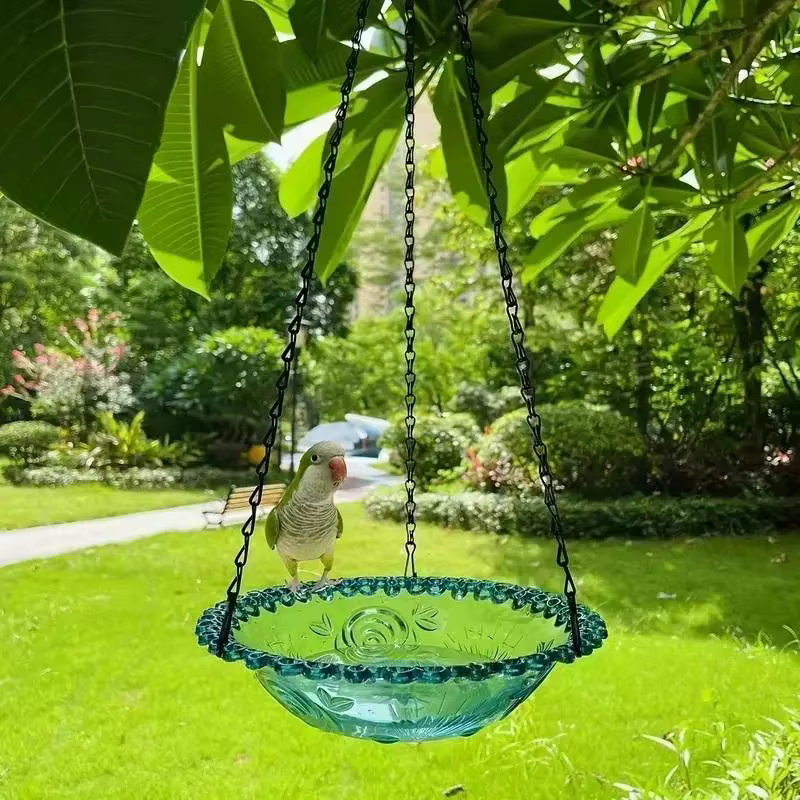 Fournitures pour jardin, cour et ferme : Mangeoire à colibris, abreuvoir pour oiseaux, mangeoire suspendue en forme de fleur pour oiseaux, abreuvoir pour oiseaux
