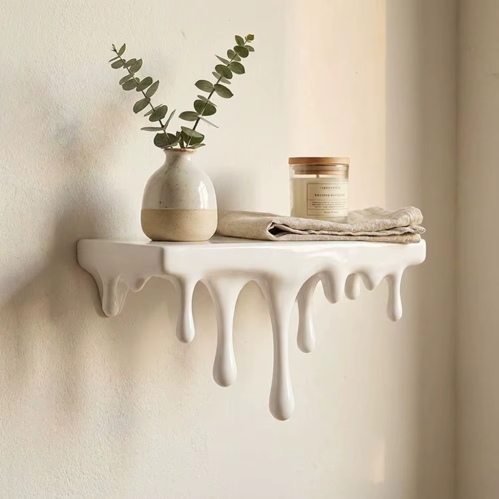 Étagère murale décorative 3D imprimée en plastique