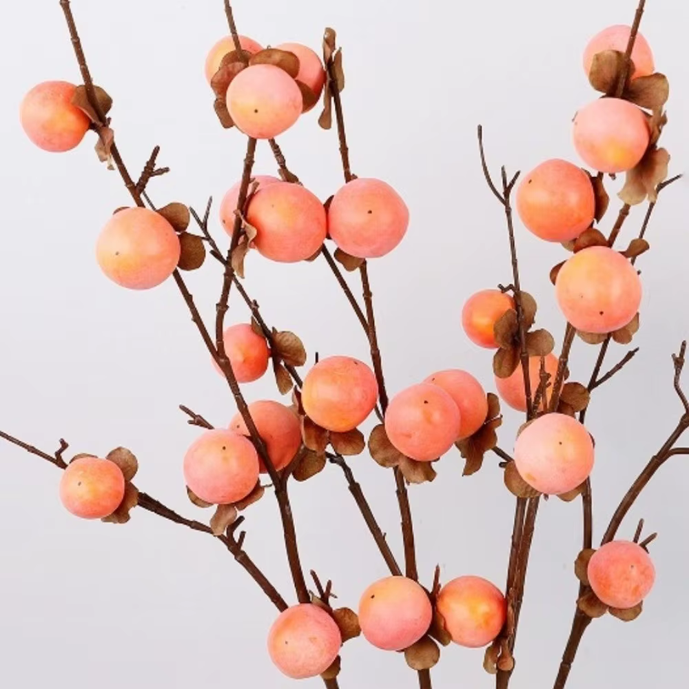8 Branches artificielles de kaki