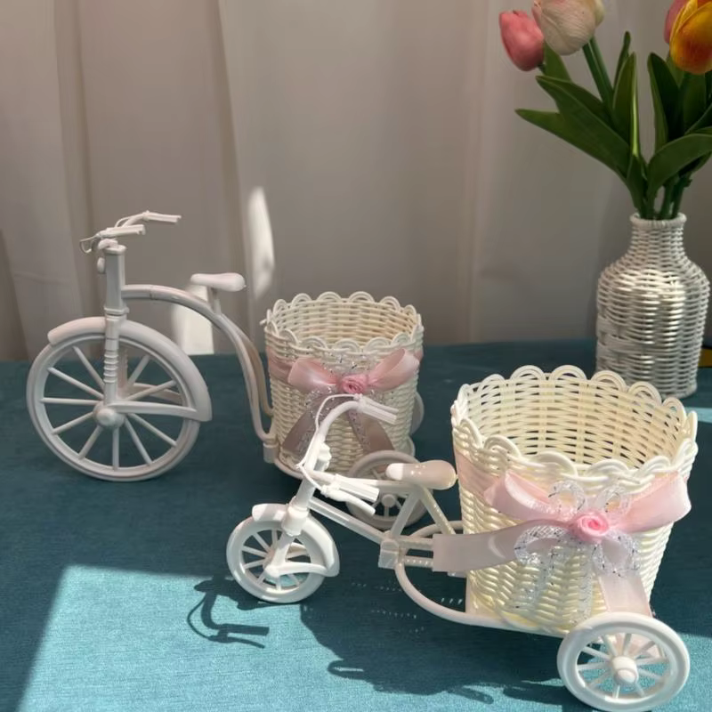 Panier fleurs en forme Cycle