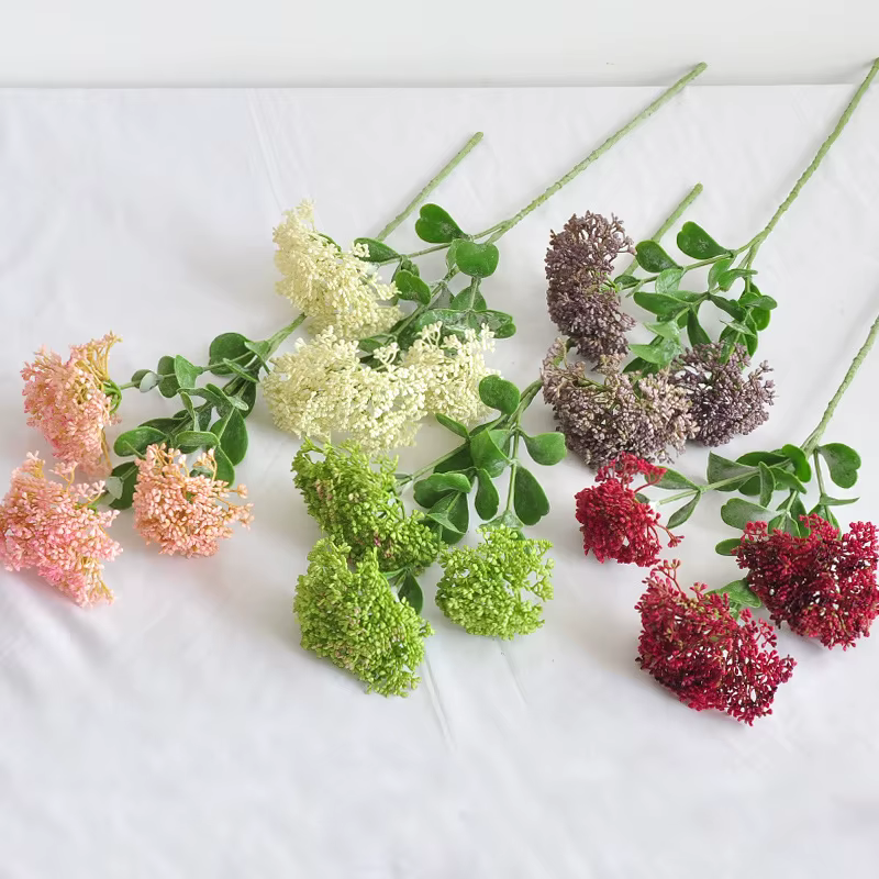 Fruits d'hortensia artificiels 58CM