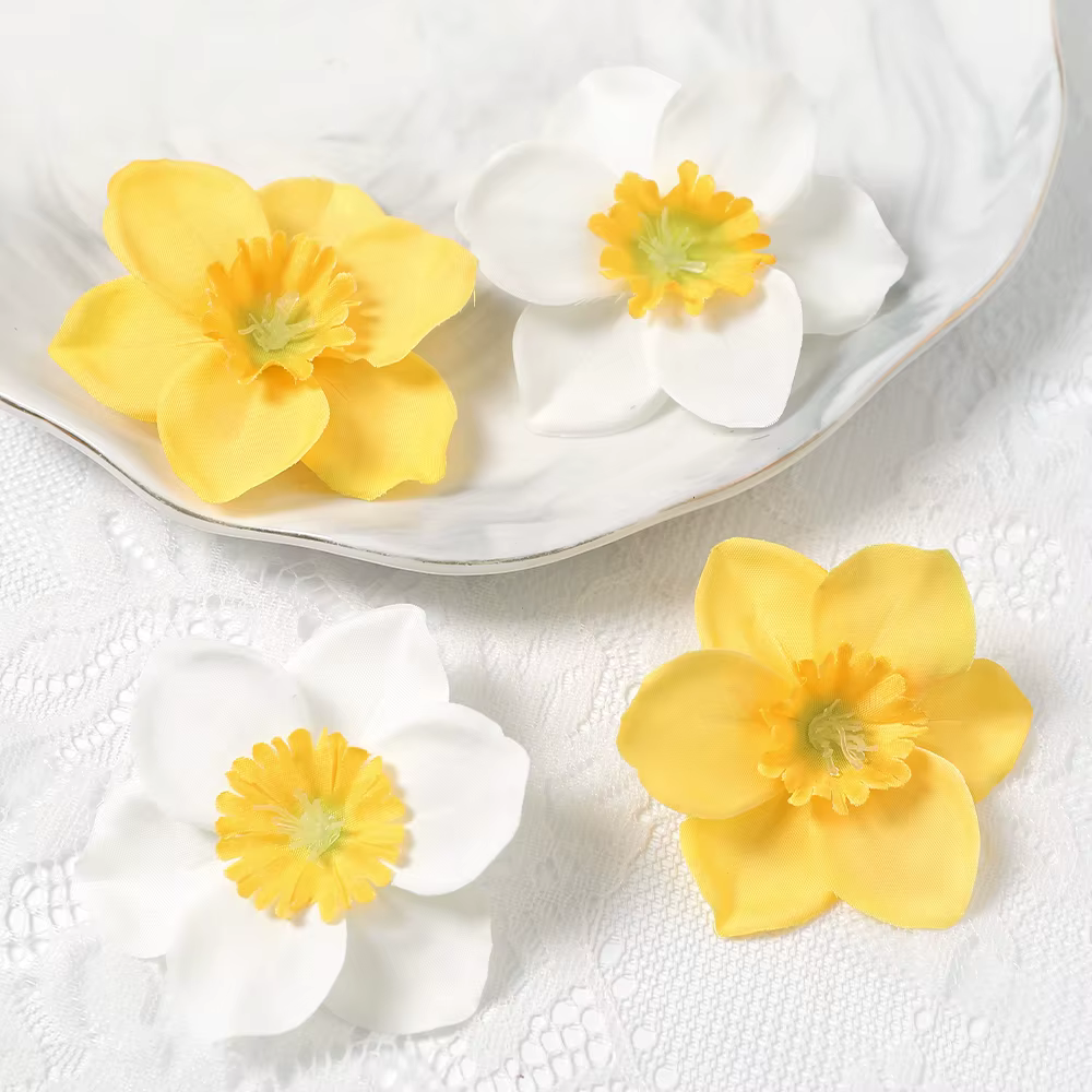 Fleur de jonquille artificielle 6cm