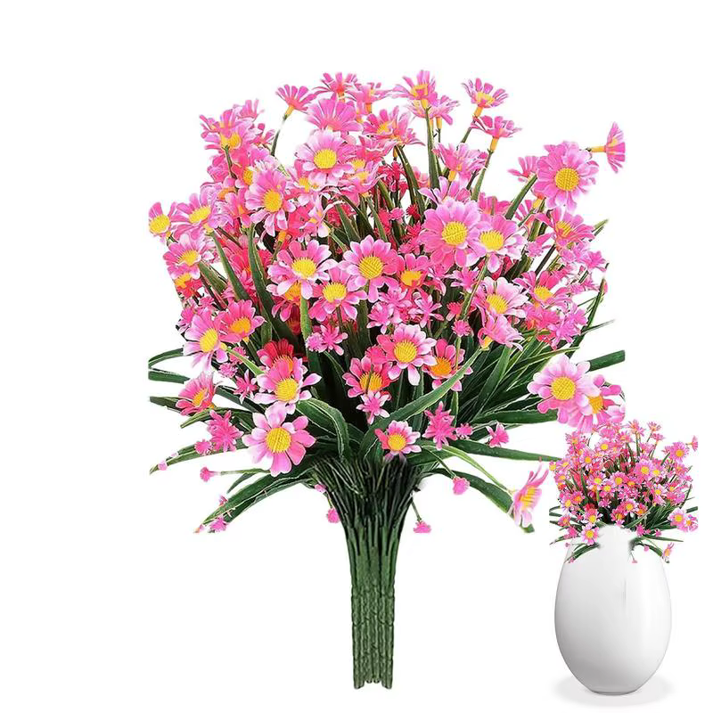 1 paquet de marguerites artificielles résistantes aux UV