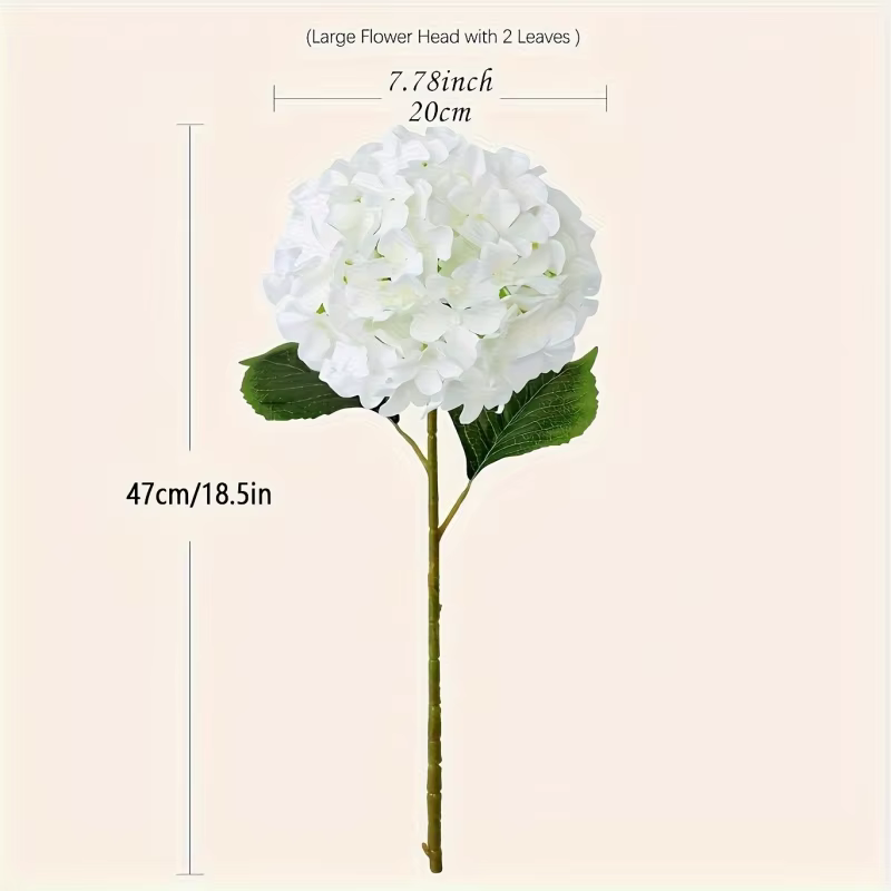 Bouquet de fleurs d'hortensia artificielles bordeaux en gros