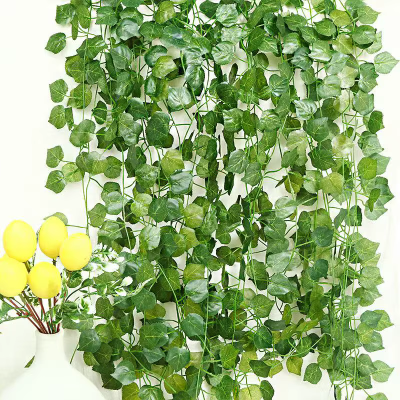 Guirlande de feuilles artificielles de 230 cm