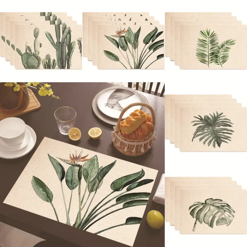 Monstera – napperon en lin Design