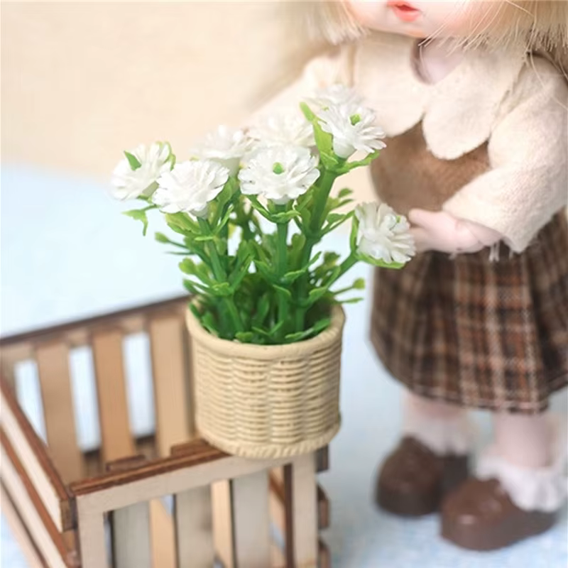1 pièce, nouveau modèle d'arbre miniature vert en pot