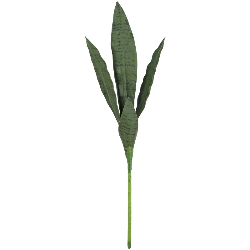 Simulé Hupilan bord jaune Agave succulente bonsaï fausse fleur simulée feuille Gladiolus