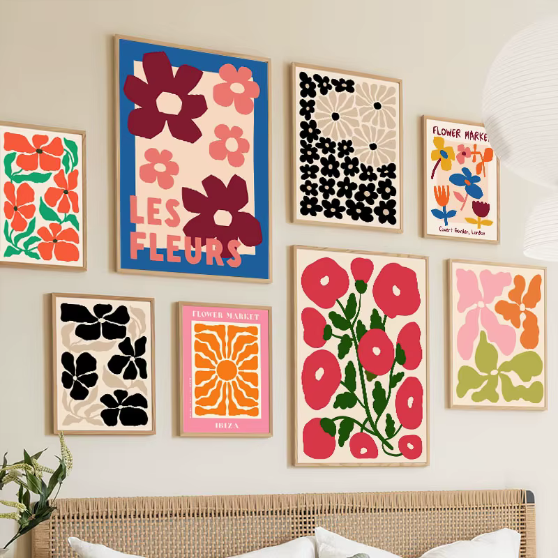 Affiches et imprimés de plantes abstraites