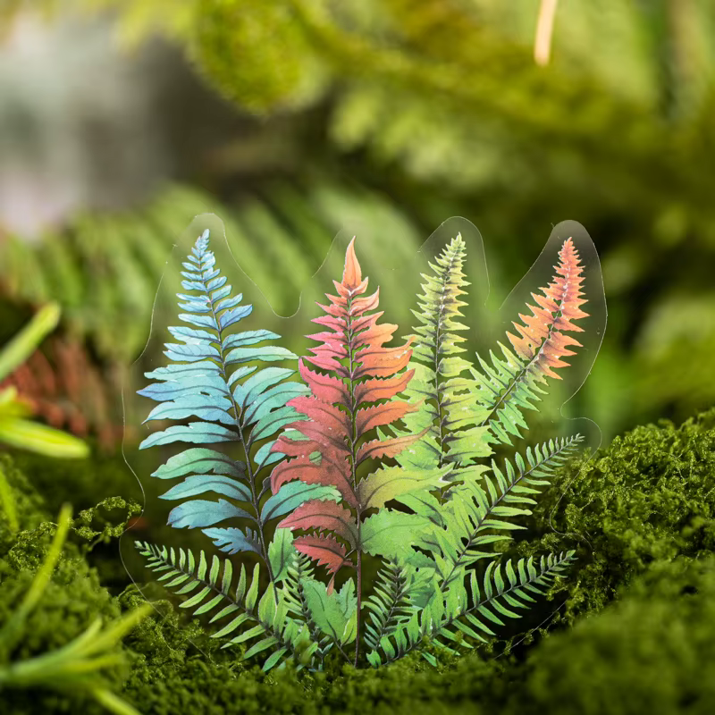 Pack d'autocollants plantes naturelles