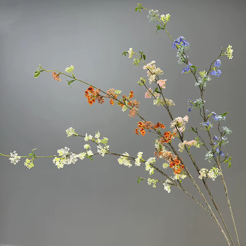 Branches de Saule et Neige Artificielles