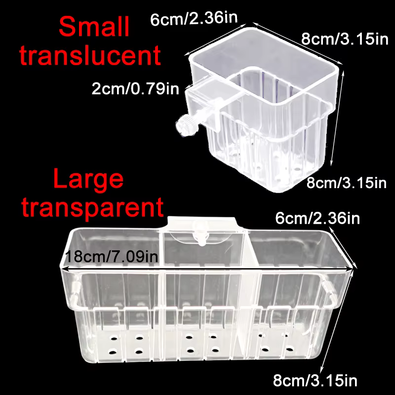 Panier hydroponique Transparent pour Aquarium