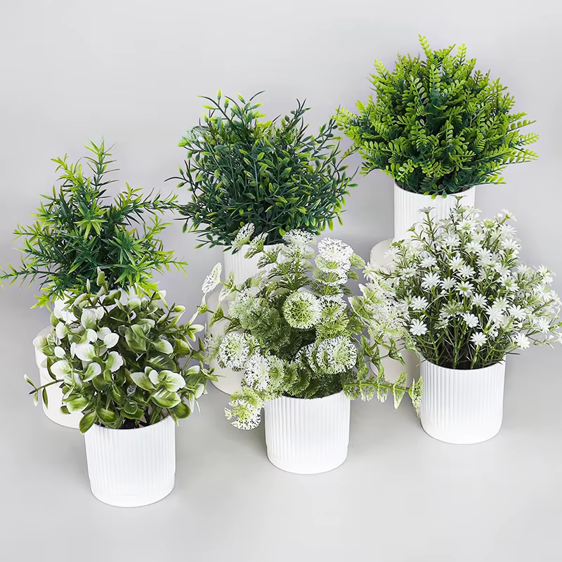 Bonsaï artificiel, plantes artificielles vertes
