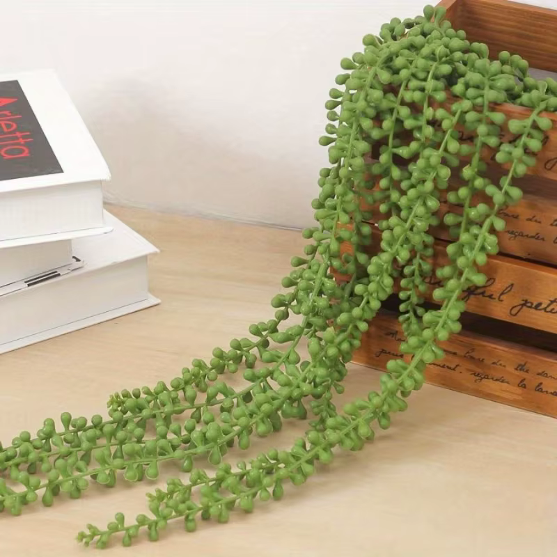 1pc plante artificielle amant larmes fausse fleur rotin
