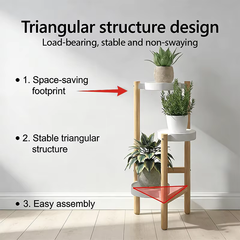 Support de fleurs de balcon multicouche, étagères pour plantes, support d'angle pour plantes, présentoir, chariot, organisateur de Patio de jardin