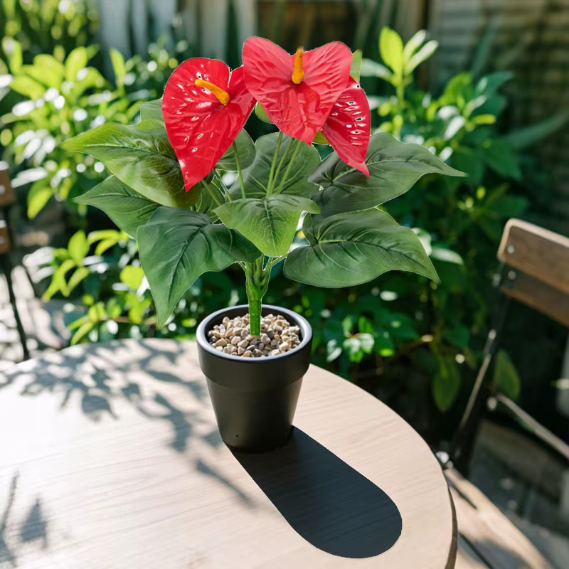 Artificial Flower Anthurium Handmade