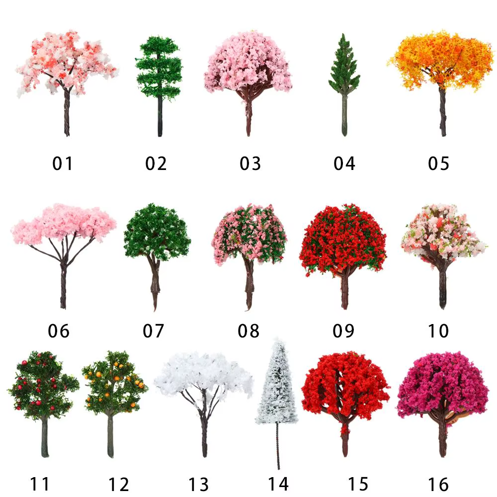 Arbre à fleurs miniatures pour décoration de maisons