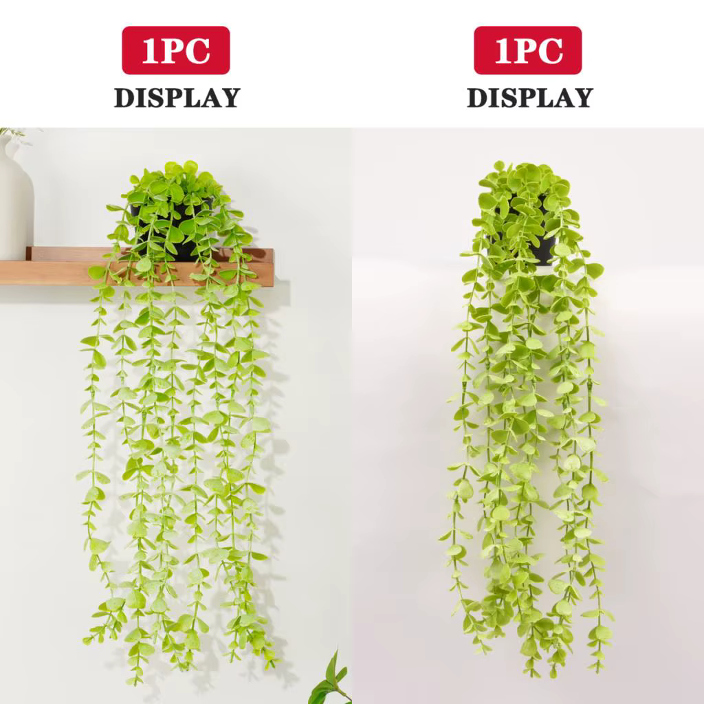 Guirxiété murale de feuilles vertes pour la décoration intérieure