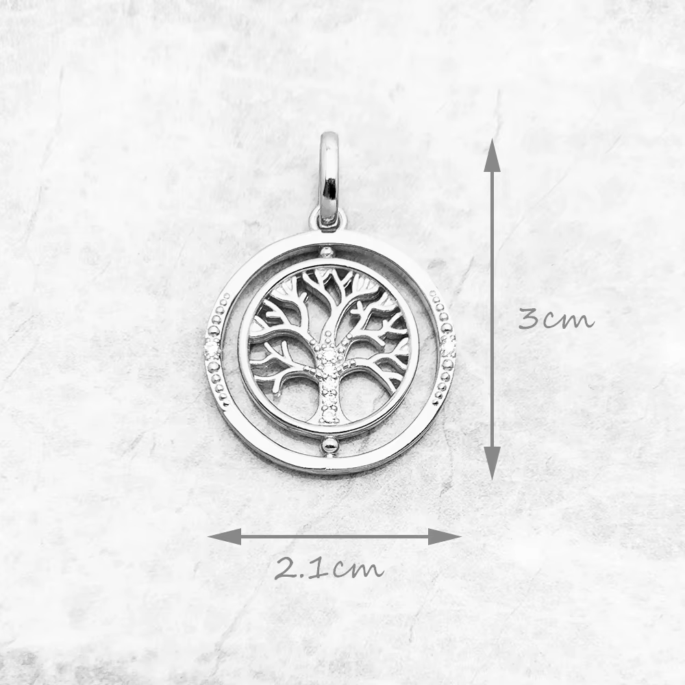 Pendentif arbre de vie en argent Sterling 925, bijoux fins, accessoires d'amour, cadeau romantique pour femmes, flambant neuf
