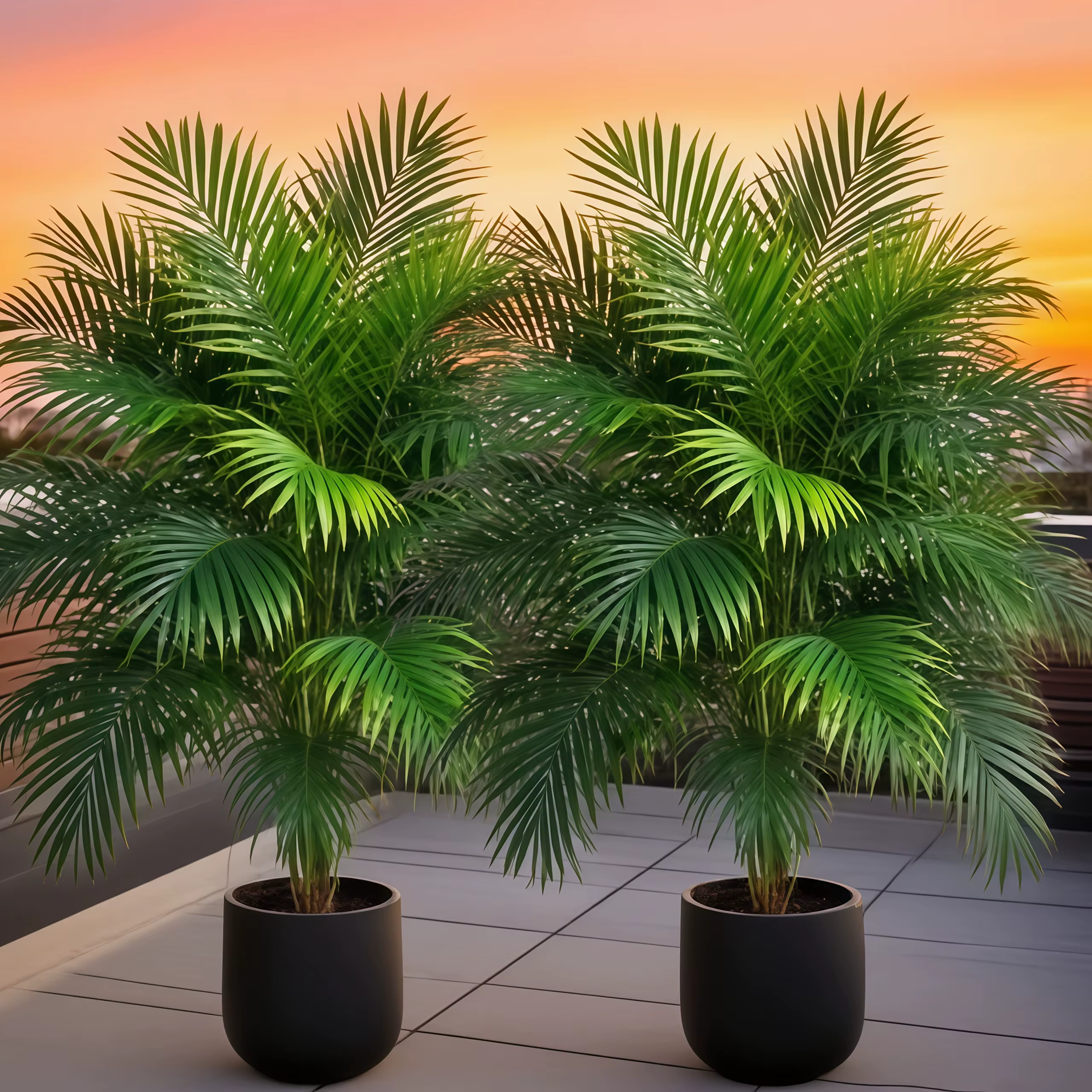 Grands palmiers d'ananas artificiels d'extérieur