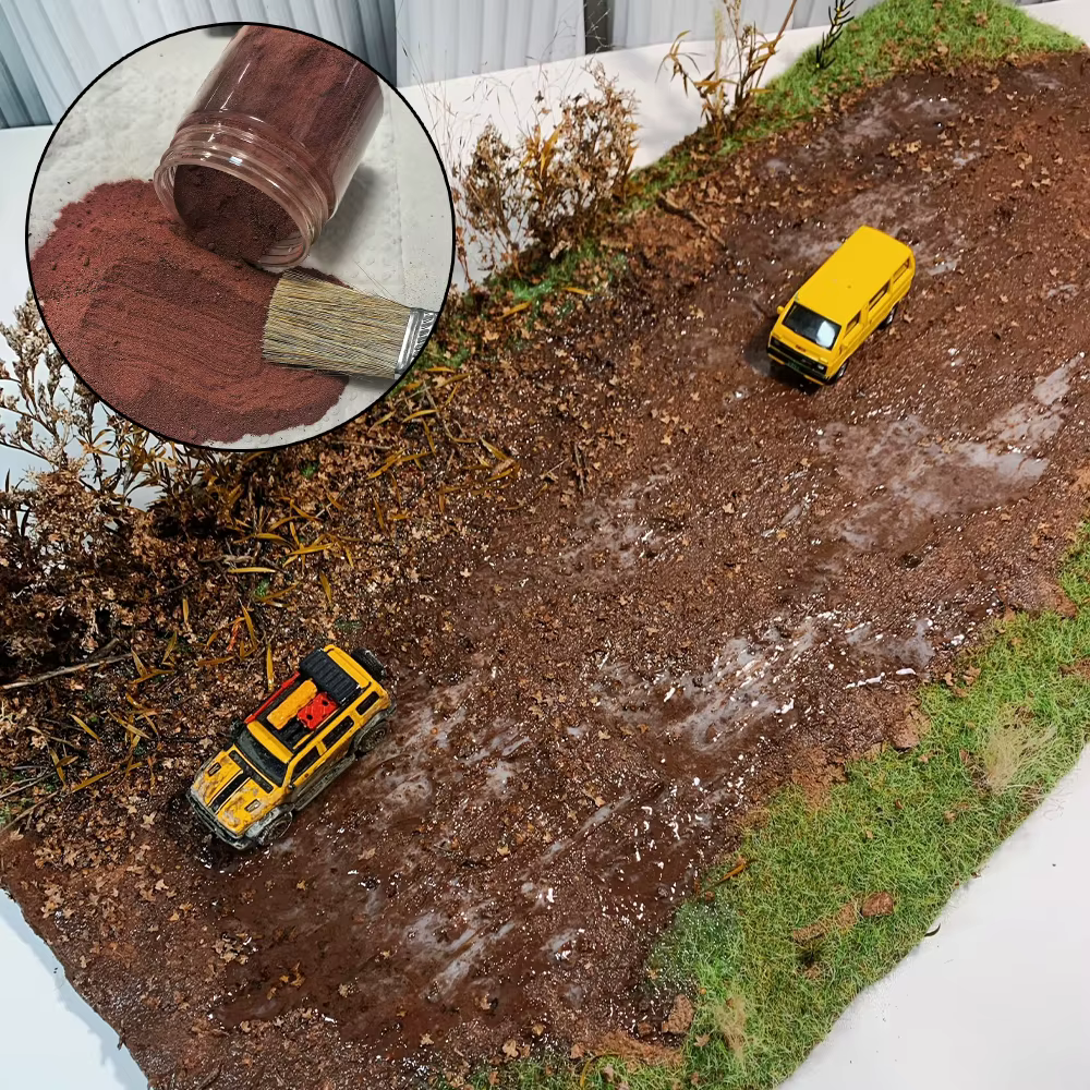 Matériau de base pour terrains en terre naturelle