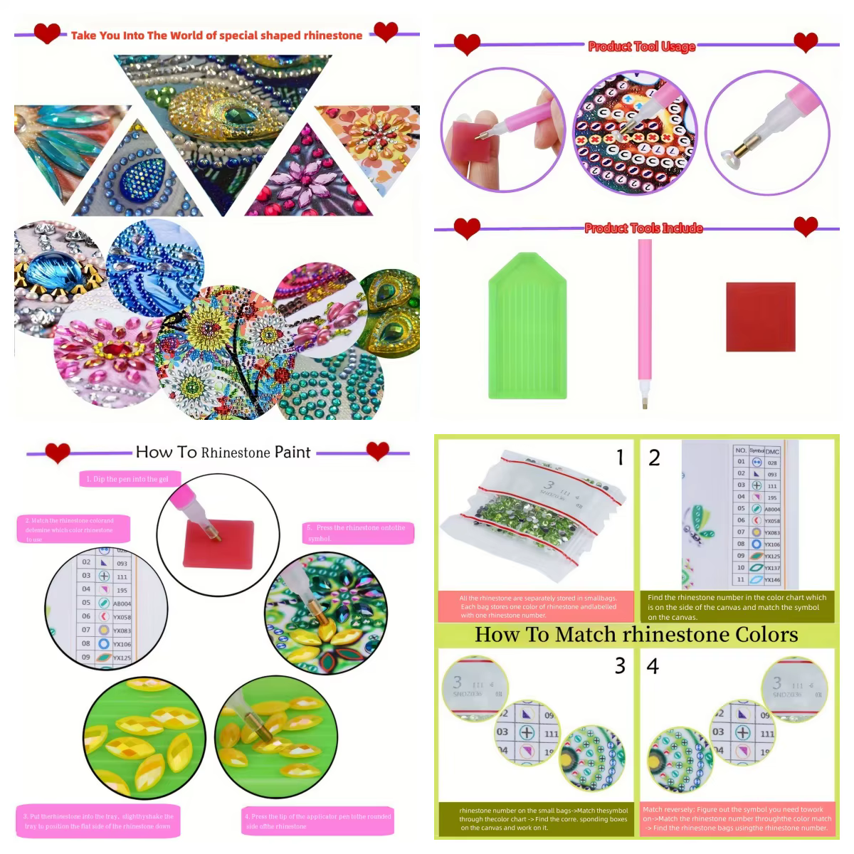 Un kit de peinture diamantée