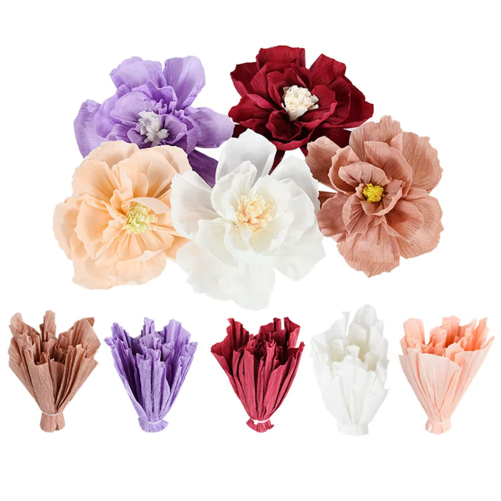 Fleurs en papier pansement multi-usages