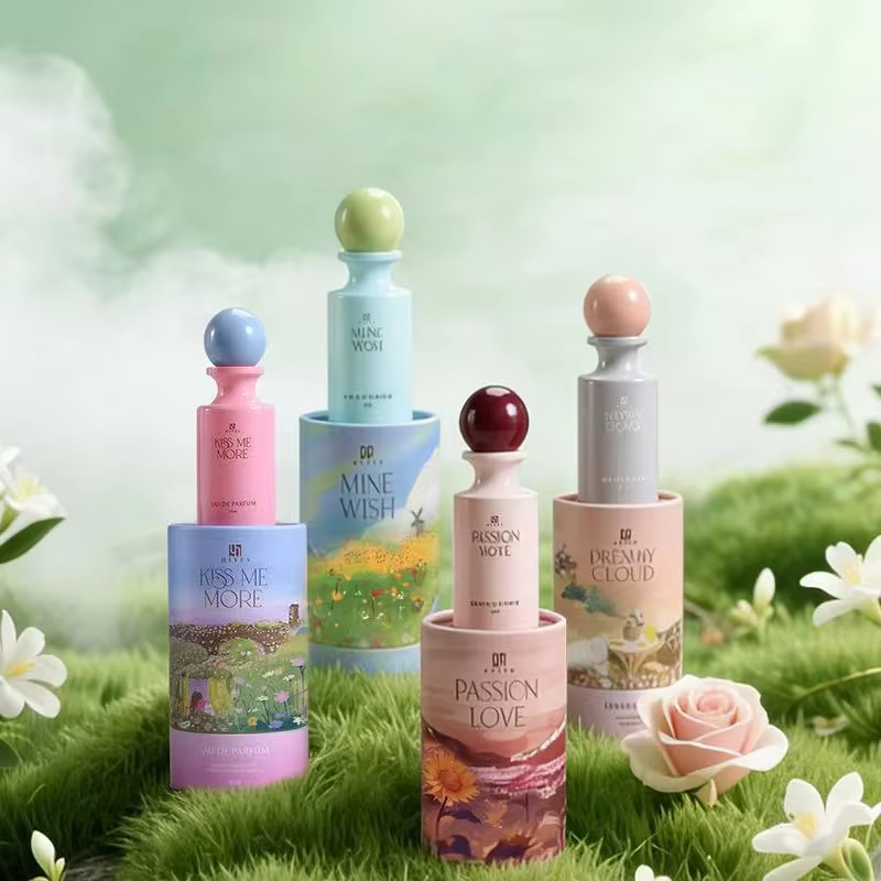 Coffret cadeau de parfum de marque, parfum de luxe haut de gamme, parfum frais et naturel à la rose, au jasmin et à la vanille, eau de toilette longue durée, parfum féminin irrésistible
