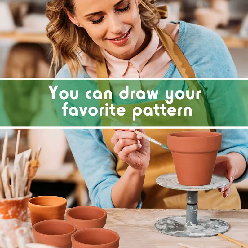50 pièces minuscules Pots en terre cuite-1.3 pouces petits Mini