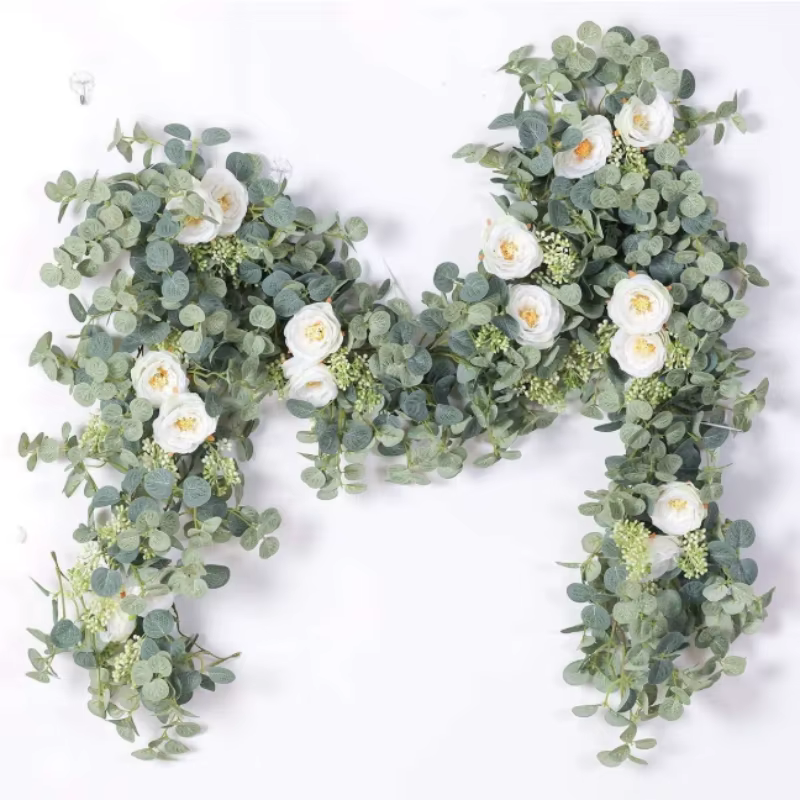 Guirlande d'eucalyptus artificielle de 180cm