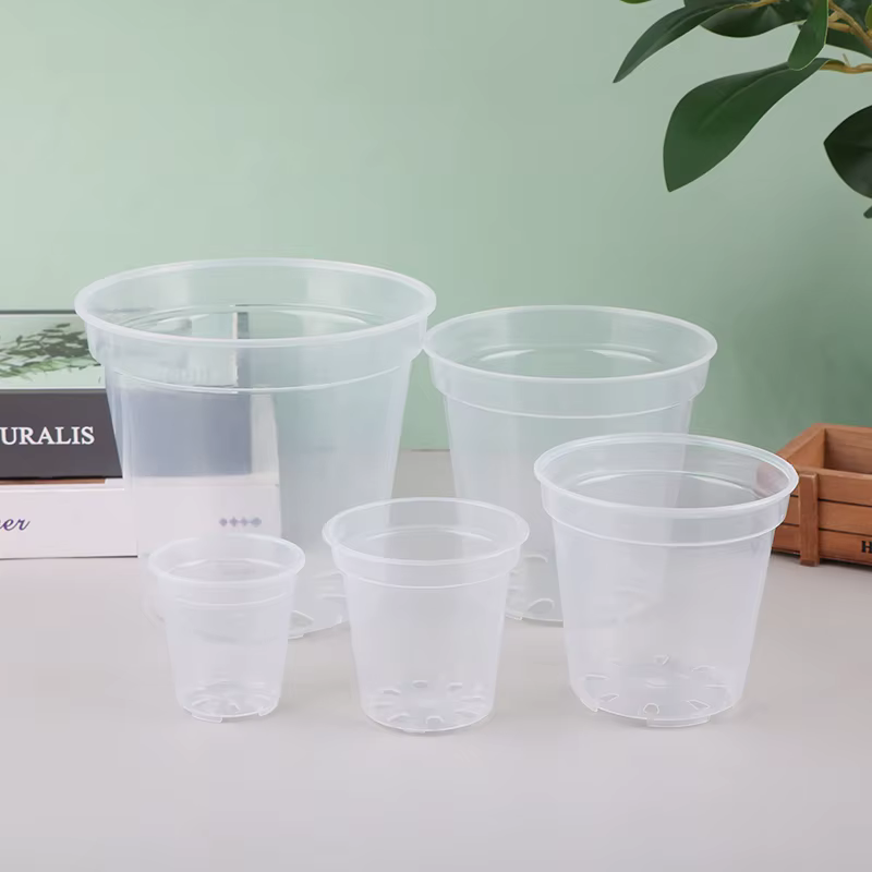 Pot de jardinière rond pour jardin à la maison