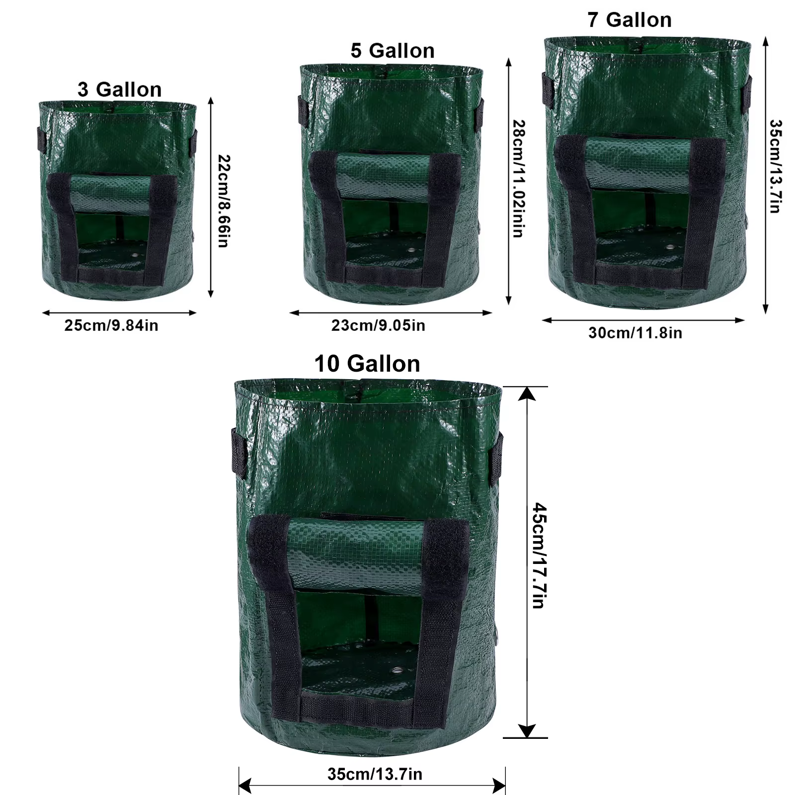 PotTagGrow-Sacs pour plantes de jardinage