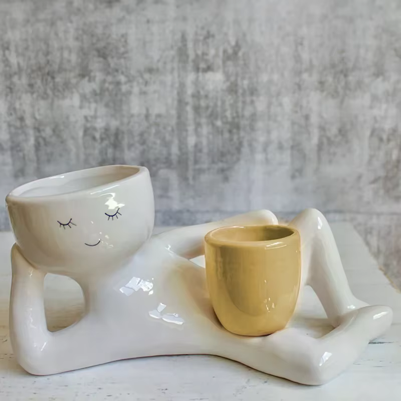 Pots de jardinières paresseux pour plantes d'intérieur