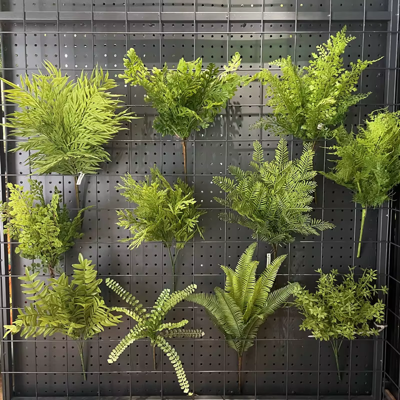 1 pièces plante artificielle vert persan feuilles de fougère décor de chambre fausse