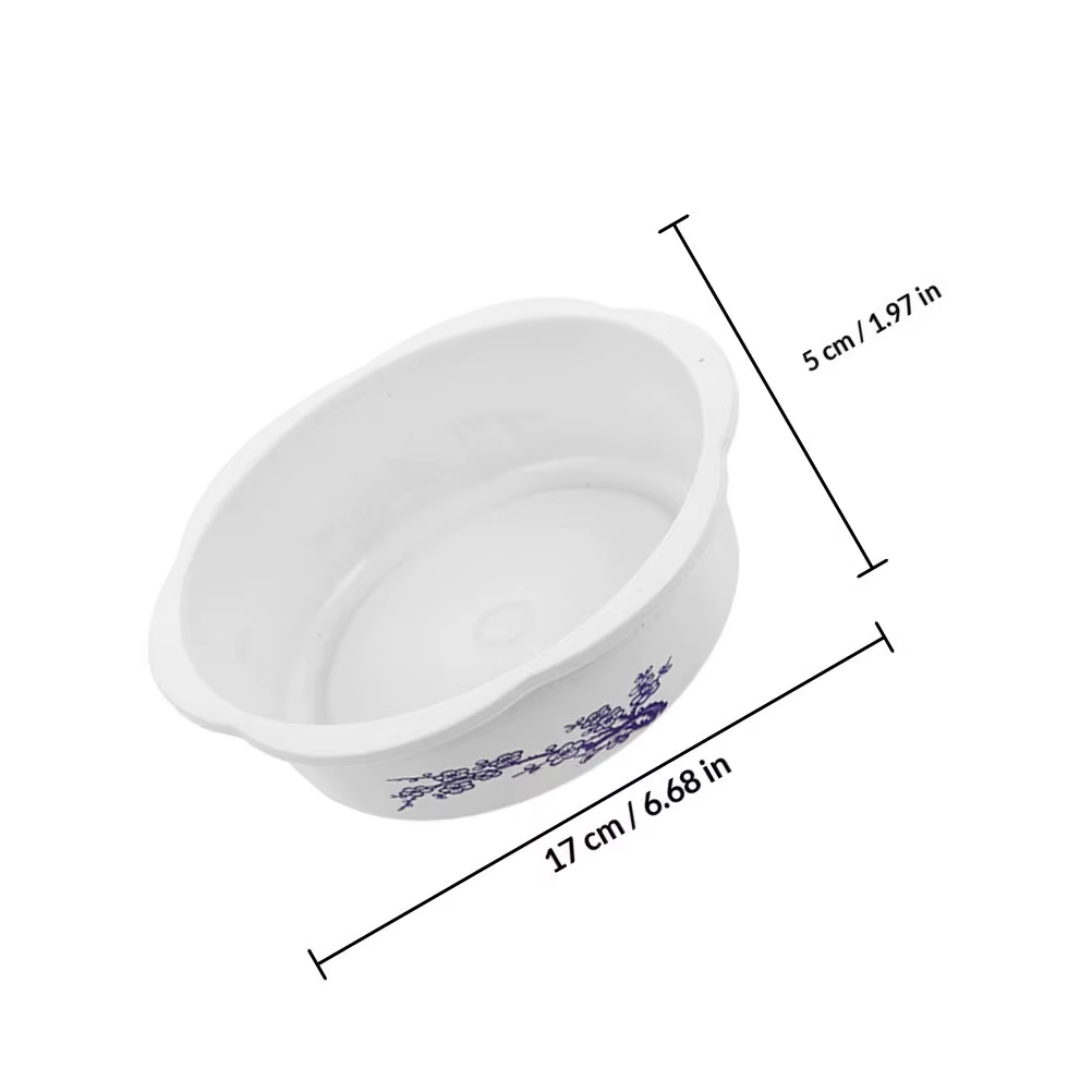 Lot de 4 pots de fleurs hydroponiques décoratifs ronds pour plantes aquatiques