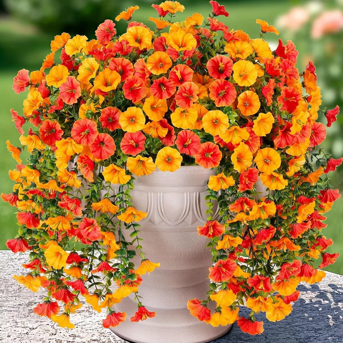 Guirlande de fleurs artificielles Morning Glory pour mariage