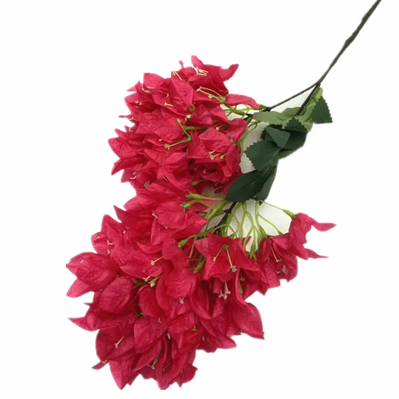 Branche d'arbre de fleur de bougainville artificielle