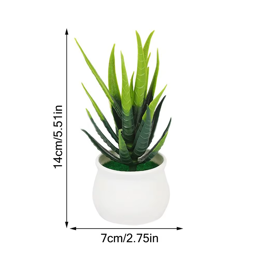 Plantes artificielles vertes bonsaï