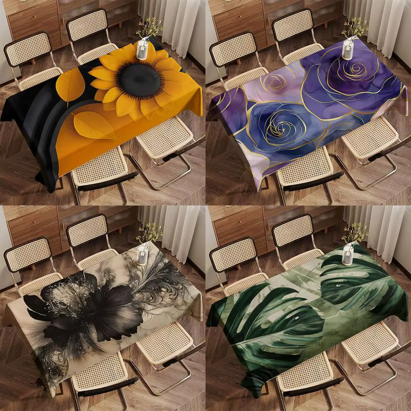 Nappe à motif tournesol