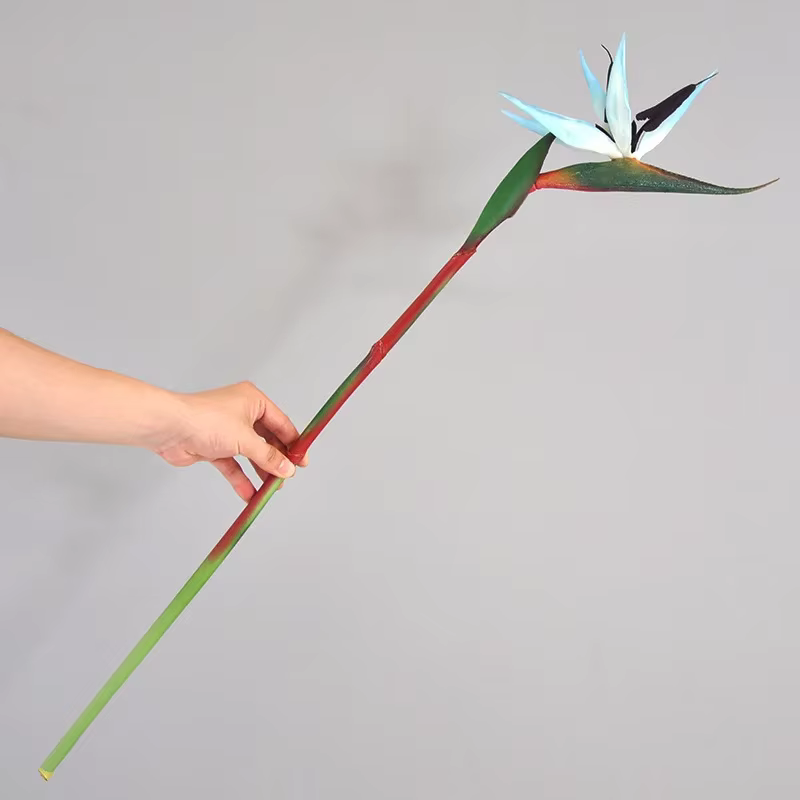 Fleur artificielle d'oiseau de paradis pour la décoration de mariage