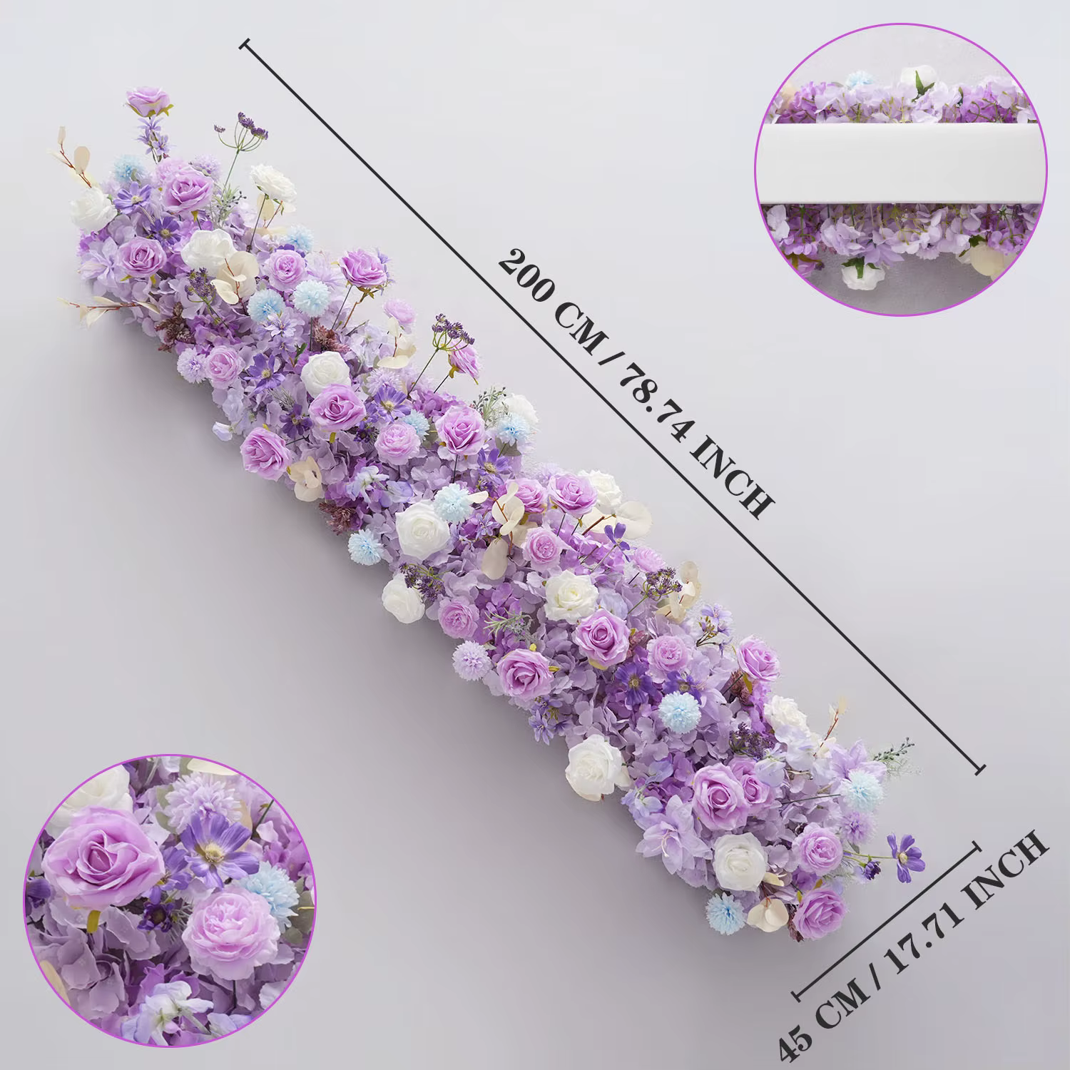Uflower – fleurs artificielles violettes