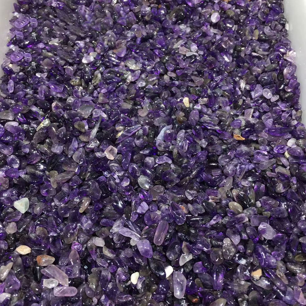100 g/sac pierres naturelles graviers cristaux d'agate