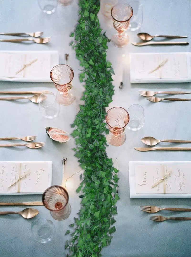 Guirxiété artificielle de feuilles de faux lierre